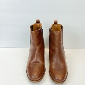 Frye Alton Chelsea Cognac Leather Boot Size 7B